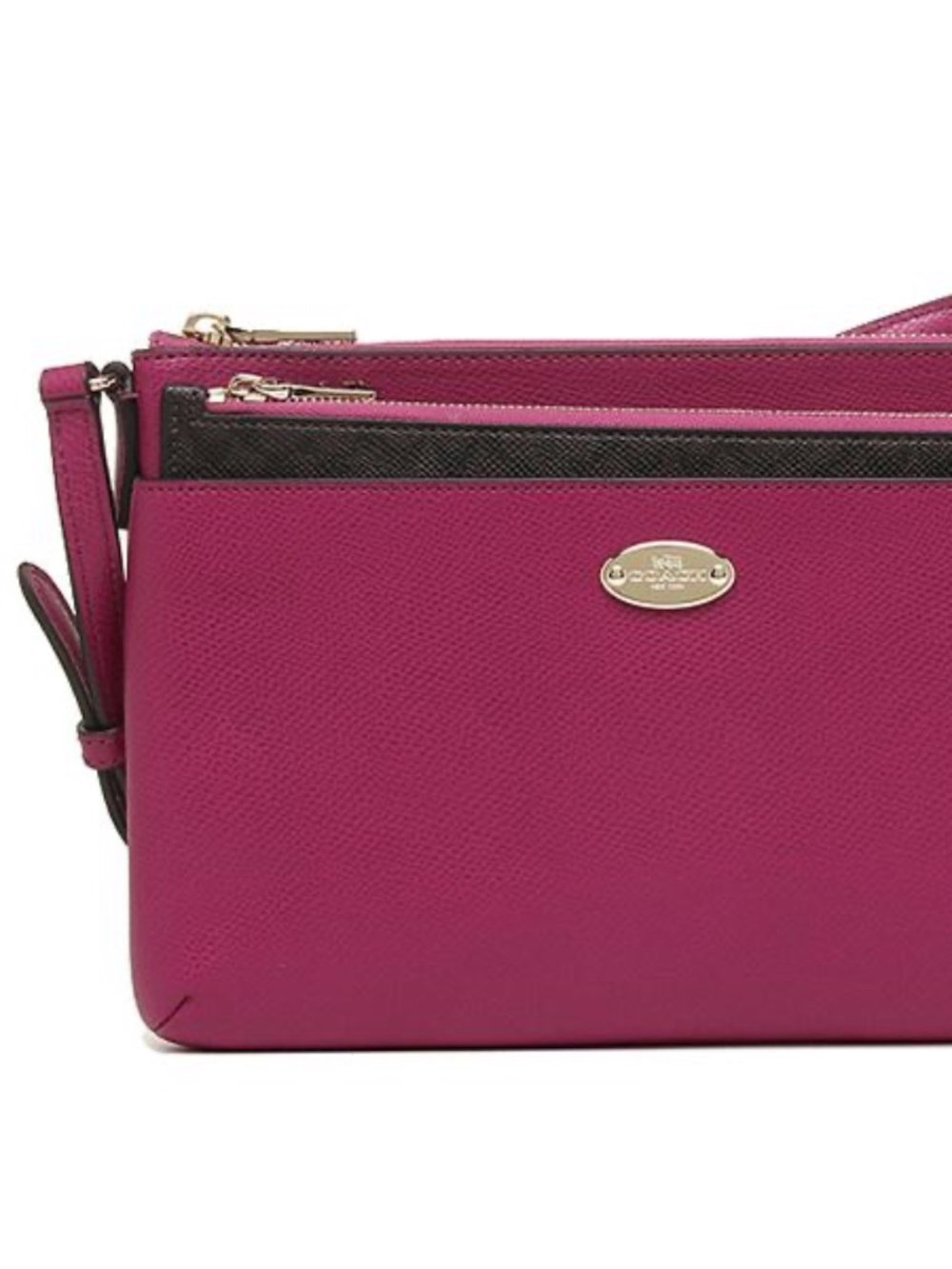 Coach East/West Pop Sunset Red Crossbody Including Removable Coach Pouch - Picture 3 of 12